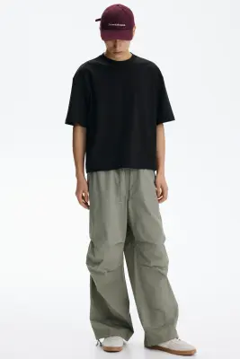 T-shirt Oversized Fit - Noir — photo 2