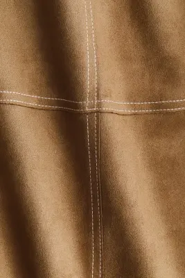 Jupe midi - Beige foncé — photo 3