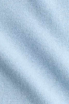 Pull col roulé en cachemire mélangé - Bleu clair — photo 3