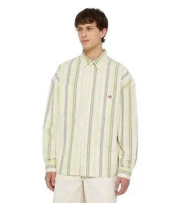 DICKIES CHEMISE RAYEE Jaune — photo 2