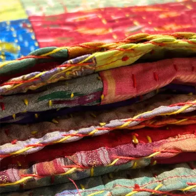 Plaid Patchwork Soie 1 — photo 4