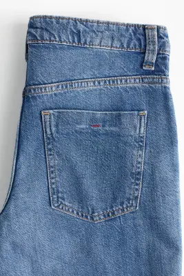 Wide Regular Jeans - Bleu denim — photo 5