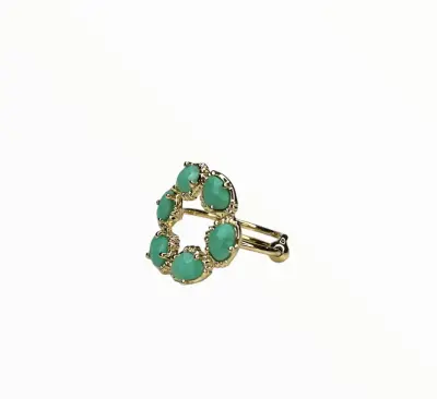 Bague ronde - Chrysoprase — photo 3