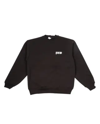 Crewneck Black STW Embroidered — photo 1