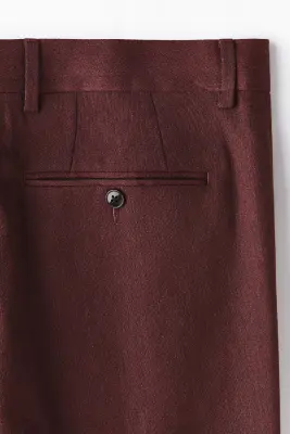 Pantalon de costume Regular Fit - Bordeaux chiné — photo 5