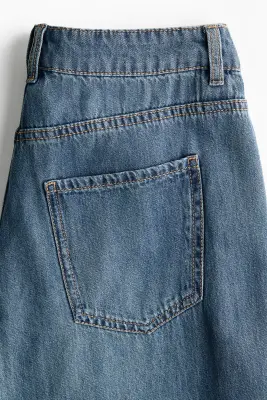 Wide Regular Waist Jeans - Bleu denim — photo 3