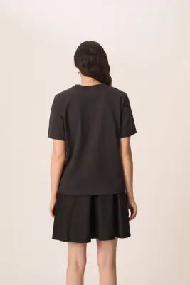 Tee Shirt Jerem Coeur Anthracite — photo 5