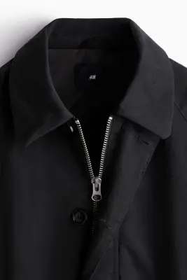 Veste matelassée en twill - Gris foncé — photo 1