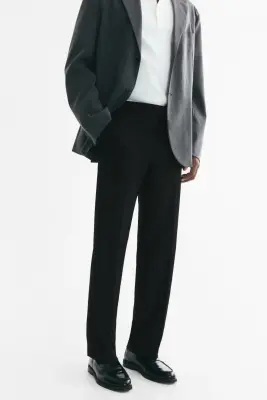 Pantalon chic Regular Fit - Noir — photo 1