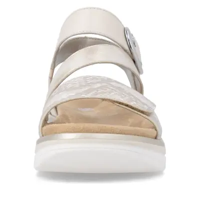 Sandales Remonte D1J64-90 Blanches - Boucle Grande Pointure Femme — photo 3
