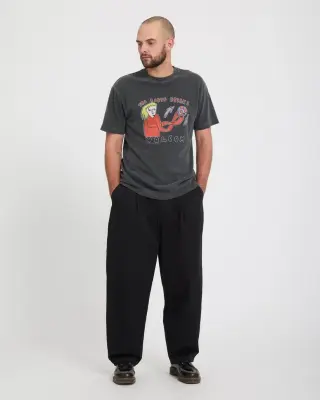 Pantalon Volcom Holter pleat pant – Black — photo 2