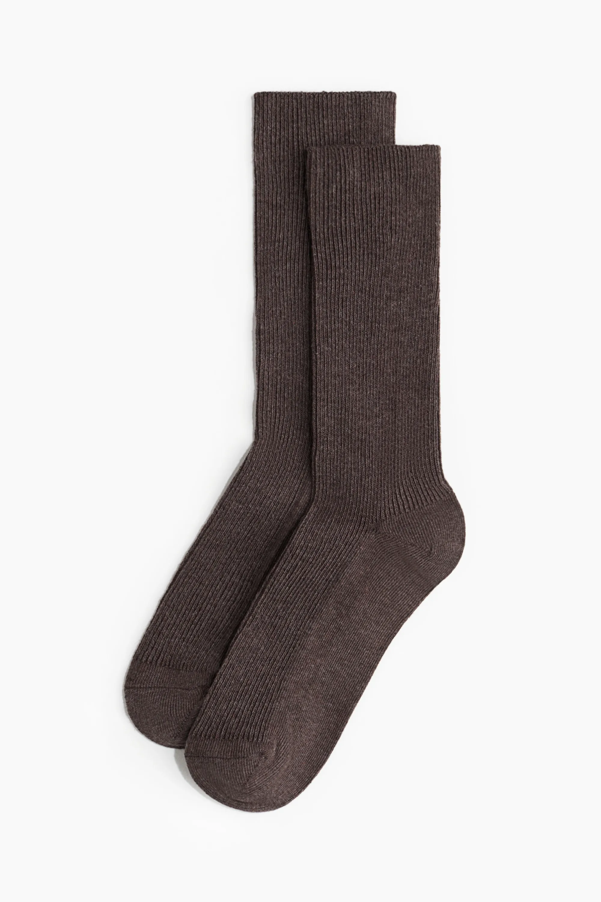 Lot de 3 paires de chaussettes côtelées - Crème/beige clair/marron foncé