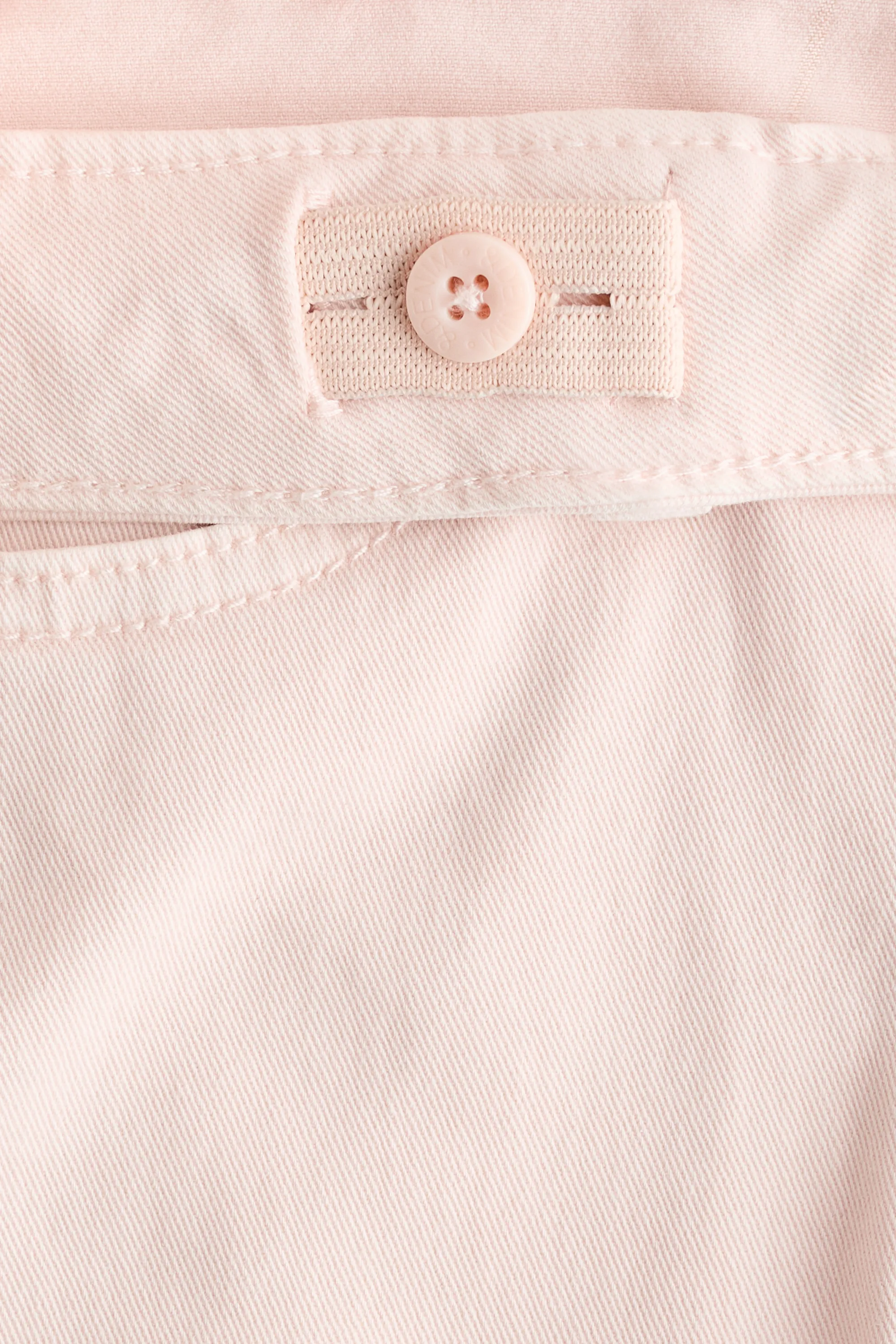 Pantalon à jambes larges en twill - Rose clair