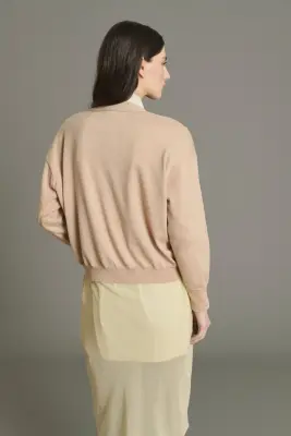 CARDIGAN IDEM BEIGE ROSÉ — photo 2