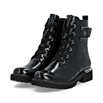 Bottines Remonte D8683-03 Noires - Lacets Grande Pointure Femme — photo 4