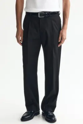 Pantalon chic Regular Fit - Noir — photo 2
