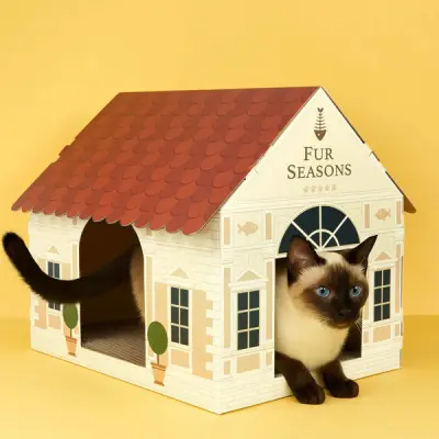 Maison et Grattoir Chat Fur Season — photo 3
