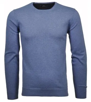 RAGMAN PULL COL ROND GRANDE LONGUEUR BLEU CIEL — photo 2
