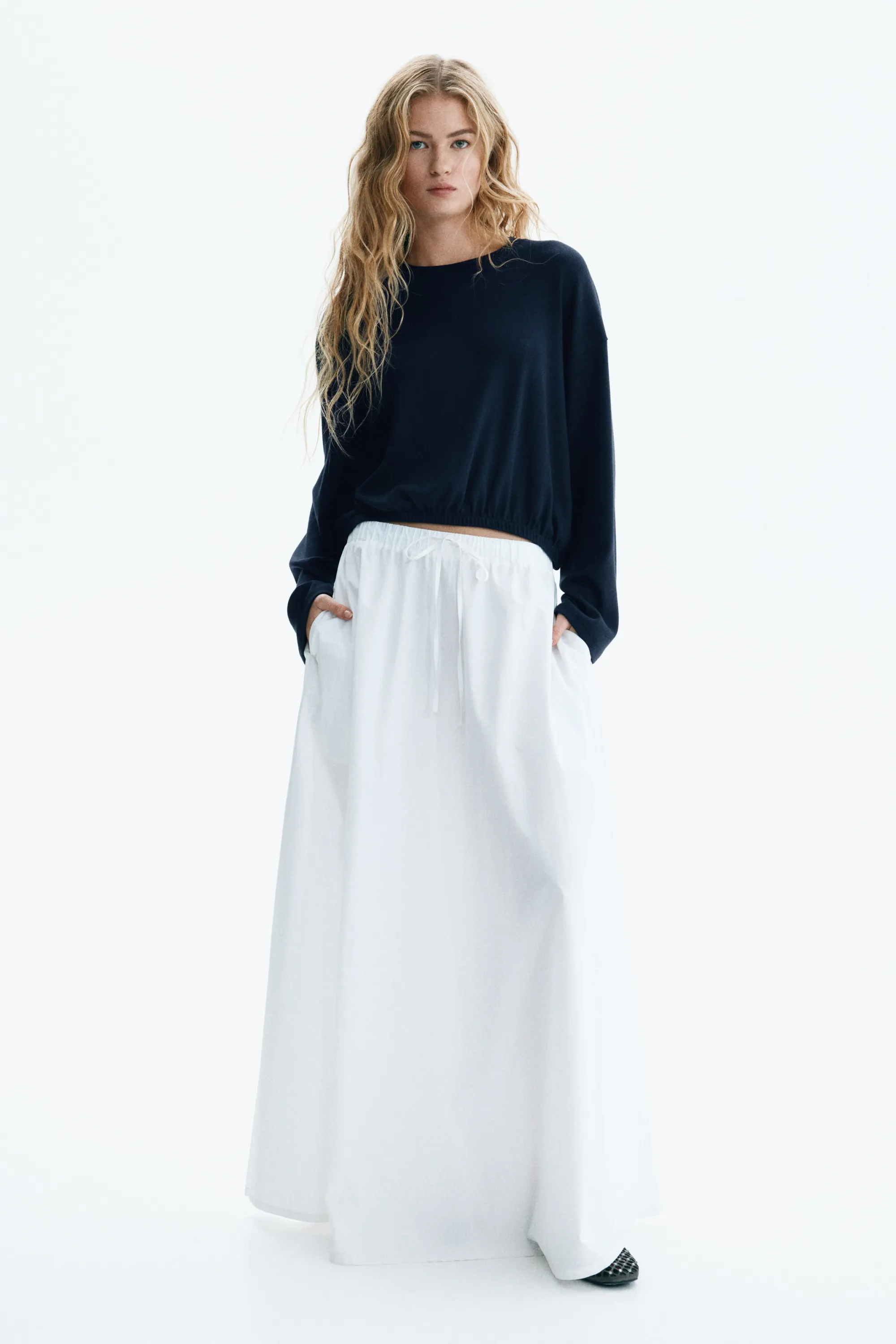 Top oversize - Bleu marine