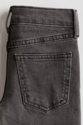 Slim Fit Lined Jeans - Noir denim — photo 2