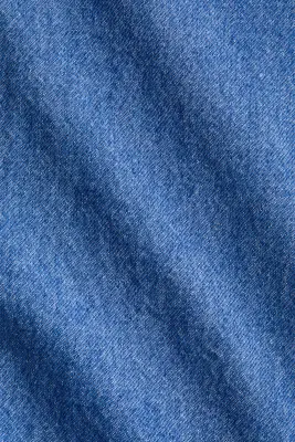 Robe trapèze en denim - Bleu denim — photo 4