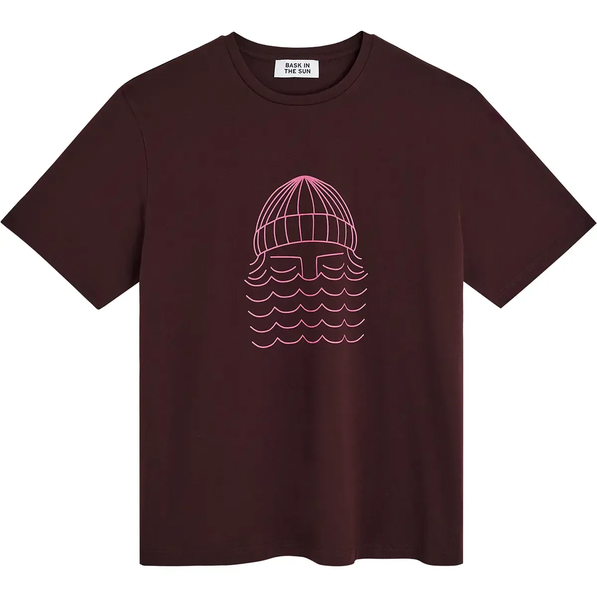 Bask in the Sun – T-shirt To the Sea Wine
