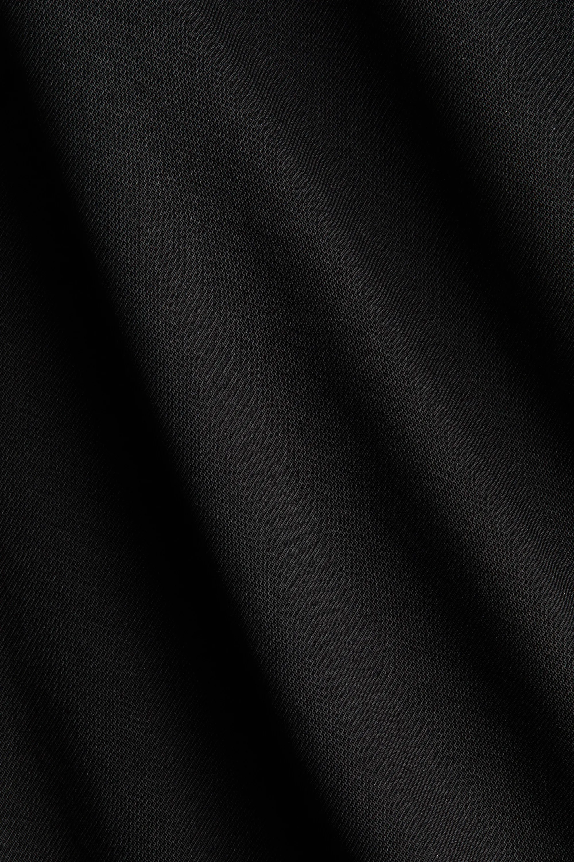 Jupe asymétrique en satin - Noir