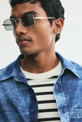 Chemise Relaxed Fit en denim délavé - Bleu denim délavé — photo 2