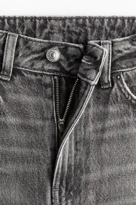 Barrel High Waist Jeans - Gris denim — photo 8