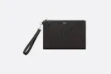 Pochette a4 cuir de veau graine
