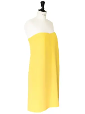 Robe bustier jaune soleil Px boutique 350€ Taille XS — photo 4