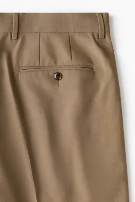 Bermuda Loose Fit - Beige foncé — photo 5