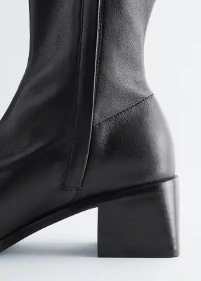 Bottines-chaussettes - Noir — photo 2