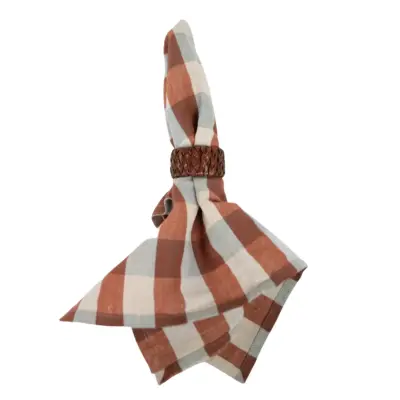2 Ronds de Serviette Cuir — photo 2