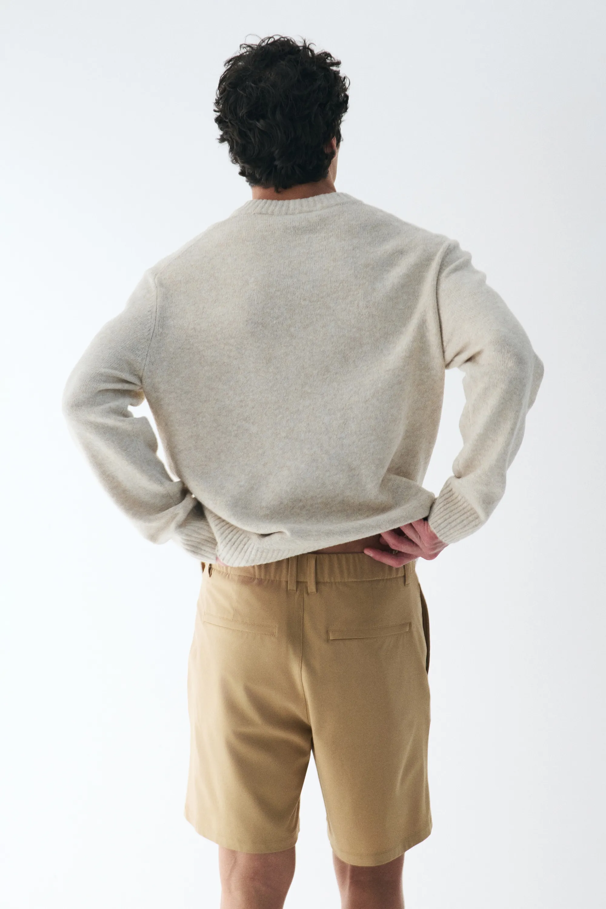 Short chino Four-way Stretch Loose Fit - Beige
