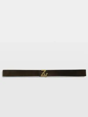 Ceinture ZV Initiale La Belt 30mm Suede — photo 1