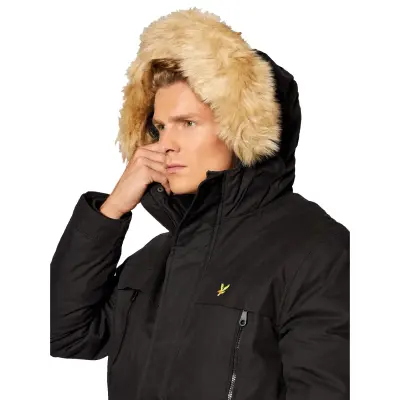 LYLE & SCOTT PARKA Noir — photo 4