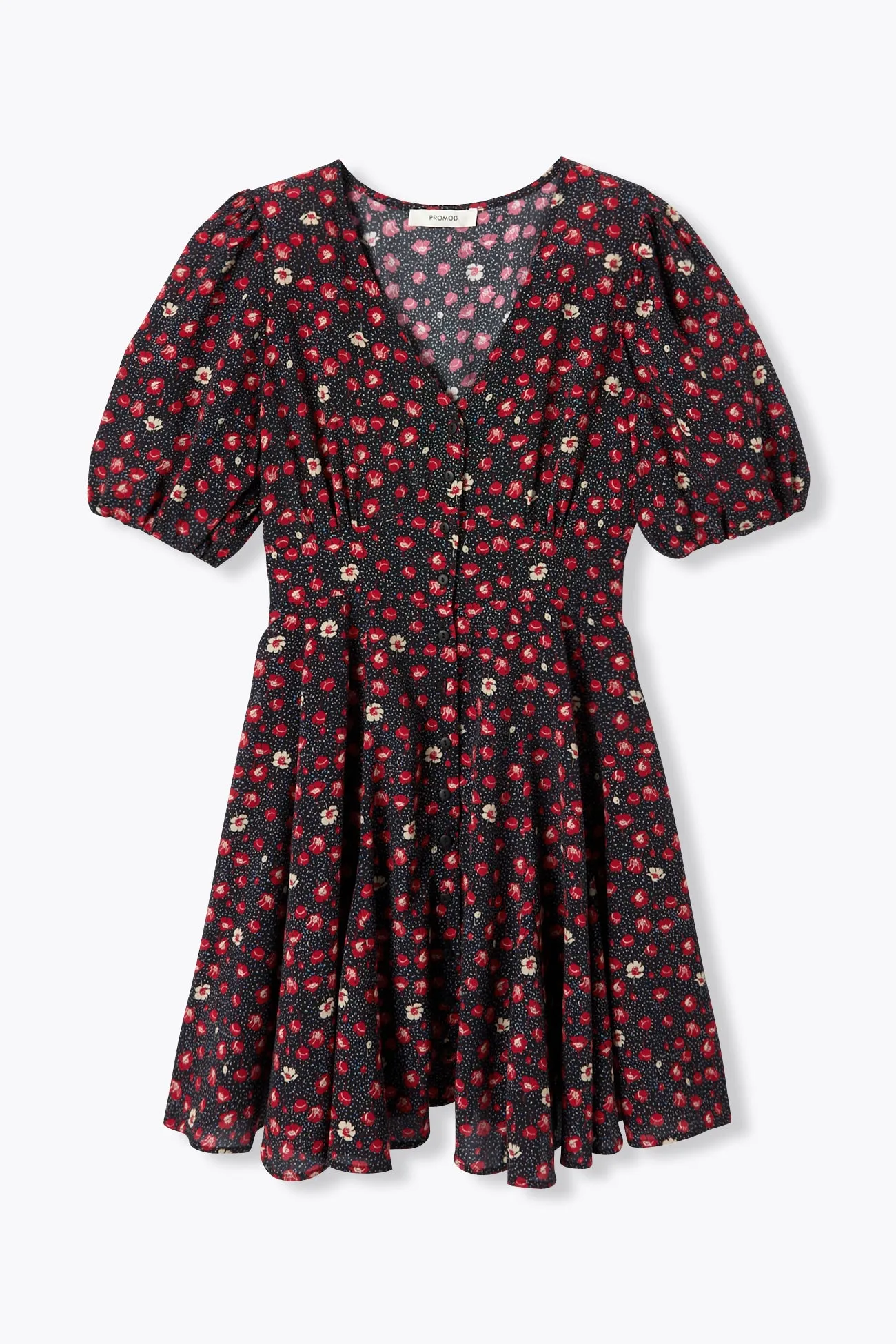 Robe courte imprimée Femme