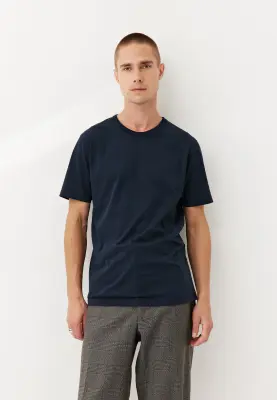 Le t-shirt classique - Bleu marine — photo 1