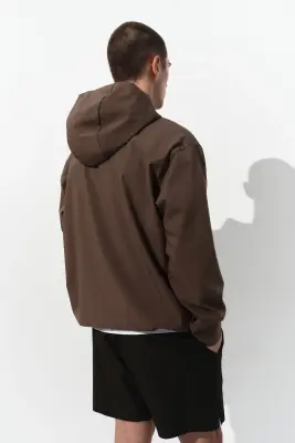 Veste de sport coupe-vent et déperlante - Marron clair — photo 2
