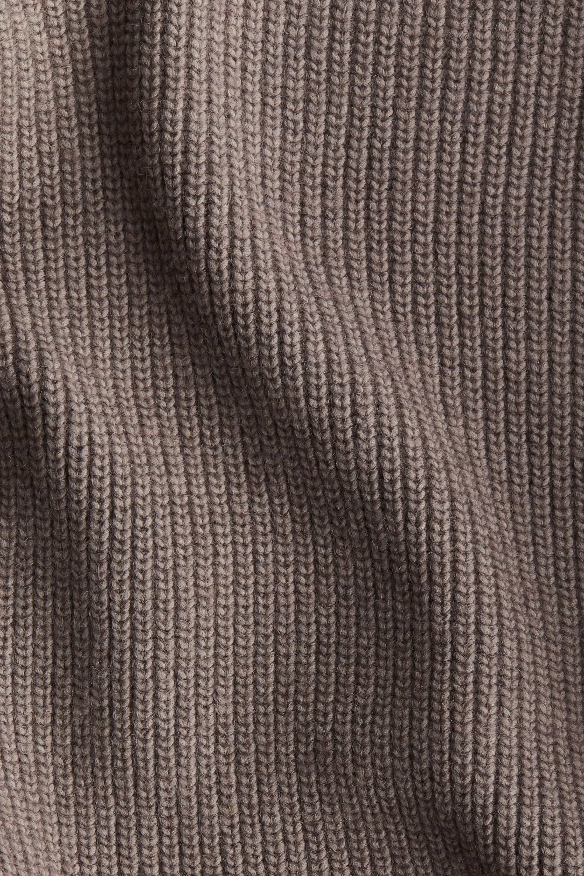 Pull avec col - Grège foncé