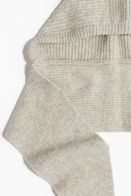 Écharpe à capuche - Beige clair chiné — photo 1