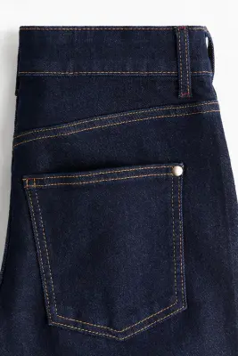 Flared High Jeans - Bleu denim foncé — photo 4