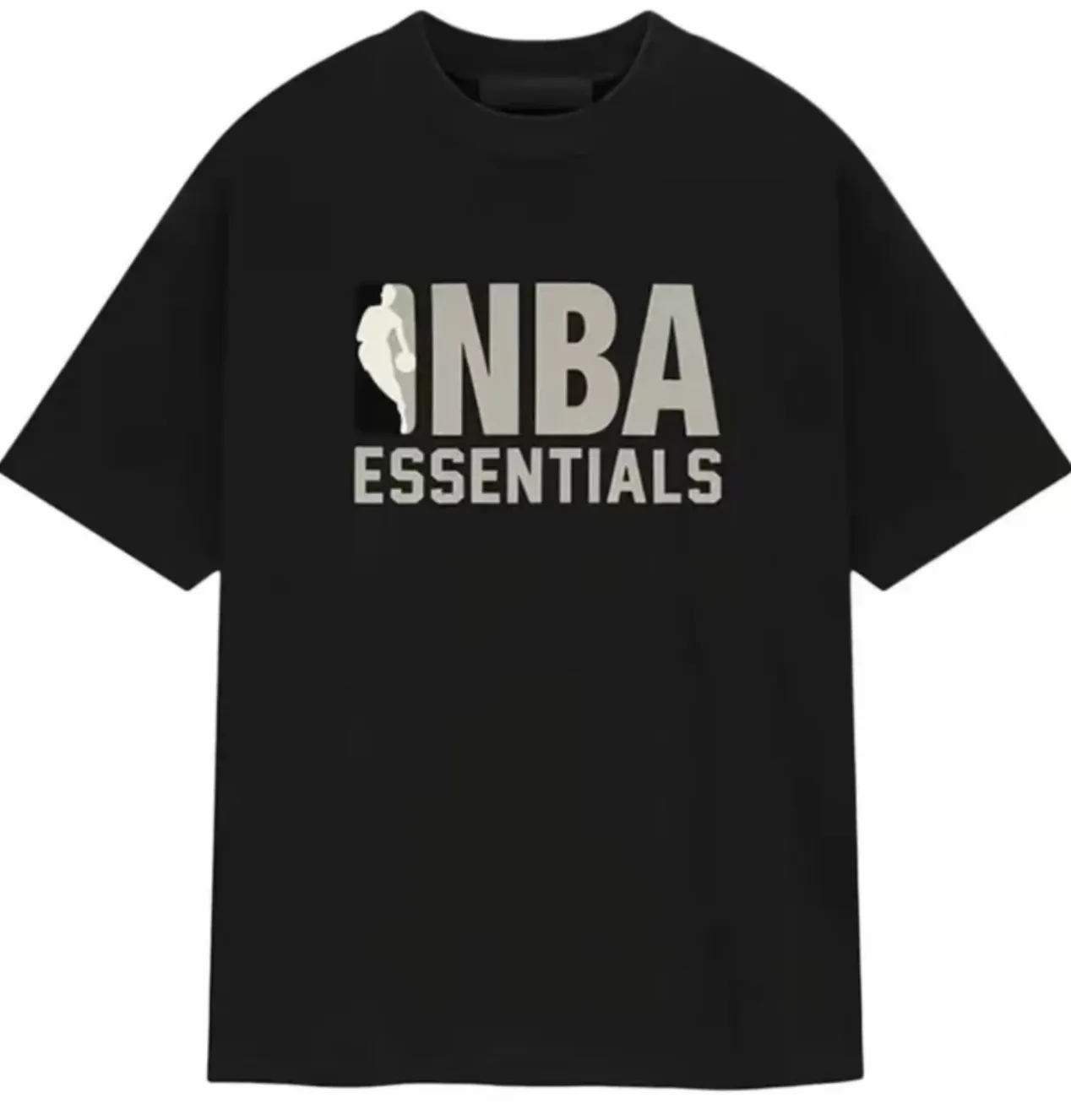 Fear Of God Essentials T-shirt NBA Black Grey