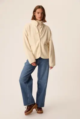 Veste Maille Zlavina Creme — photo 3