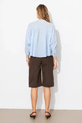 Chemise bouffante unie Femme — photo 4