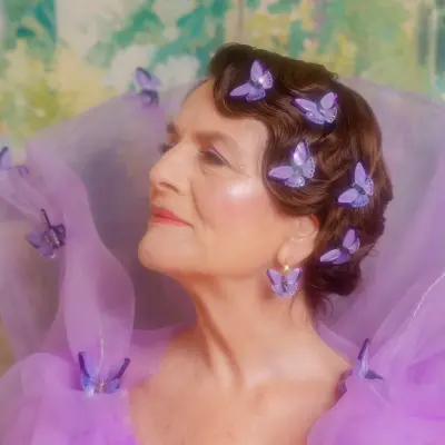 B.O Papillon mauve Coucou Suzette — photo 3