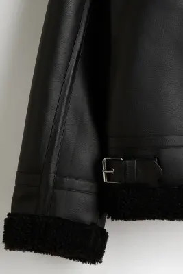 Veste aviateur - Noir — photo 2