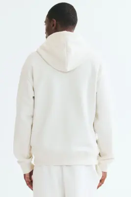 Hoodie Loose Fit - Blanc — photo 3