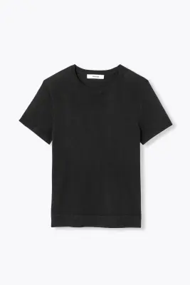 Pull fin manches courtes Femme — photo 1